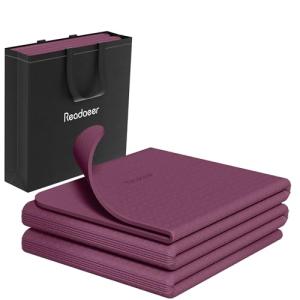 Portable Non-Slip Yoga Mat with Carry Bag