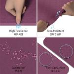 Portable Non-Slip Yoga Mat with Carry Bag