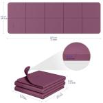 Portable Non-Slip Yoga Mat with Carry Bag