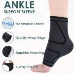Achiou Ankle Brace & Compression Sleeve for Support