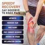 Knee Compression Sleeves - 2 Pack for Pain Relief