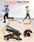 Adjustable Home Exercise Mini Stepper with Bands