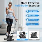 Adjustable Mini Stepper with Resistance Bands