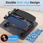 Adjustable Mini Stepper with Resistance Bands