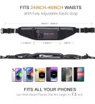Reflective Slim Running Belt for Active Lifestyle