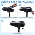 Comfortable Memory Foam Gel Bike Seat Cushion