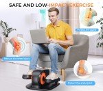 Compact Under Desk Elliptical Machine for Seniors