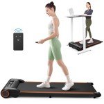 UREVO Portable Under Desk Walking Treadmill