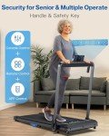 Smart Incline Under Desk Walking Pad Treadmill