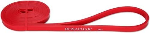 ROSAPOAR Natural Latex Resistance Exercise Bands - Red