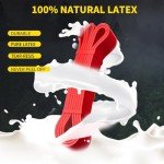 ROSAPOAR Natural Latex Resistance Exercise Bands - Red