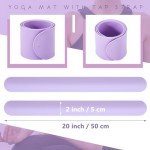 Yoga Mat Strap Bands - 2 Pack (Light Purple)