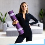 Yoga Mat Strap Bands - 2 Pack (Light Purple)