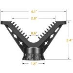 Portable Rifle Shooting Tripod with 360° Yoke Holder