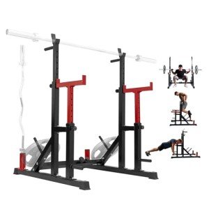 Adjustable Squat Rack for Home Gym Fitness