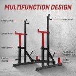 Adjustable Squat Rack for Home Gym Fitness