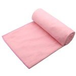 Non-Slip Microfiber Hot Yoga Towel - Pink