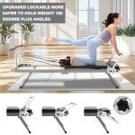 Pro 91" Foldable Pilates Reformer with 5 Springs