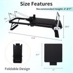 Foldable Pilates Reformer with Jump Board and Springs