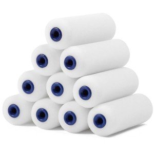 High Density Foam Paint Roller Covers - 10 Pack
