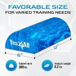 Yes4All Medium-Density EVA Foam Roller - 12 Inch Blue