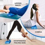 Yes4All Medium-Density EVA Foam Roller - 12 Inch Blue