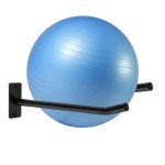 Wall-Mounted Medicine Ball and Exercise Equipment Rack