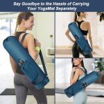 Yoga Mat Bag with Water Bottle Holder - Blue