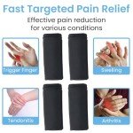 Arctic Flex Finger Ice Pack Compression Sleeves - 5 Pack