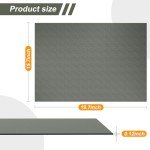 Non-Slip Mat for Under Desk Elliptical Machines