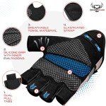 BEAST RAGE Fingerless Workout Gloves for All