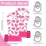 Abeillo Pink Cow Print Gymnastics Hand Grips