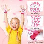 Abeillo Pink Cow Print Gymnastics Hand Grips