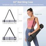 Adjustable Yoga Mat Carrier with Storage Strap