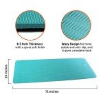GYMENIST Thick Yoga Floor Mat 24x71 Inches