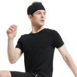 Men's Stretchy Running Headbands - 4 or 6 Pack