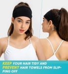 Moisture-Wicking Sports Headbands for Fitness - 5 Pack