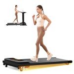 Compact Walking Pad Treadmill with Incline & Remote