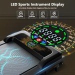 Compact Walking Pad Treadmill with Incline & Remote