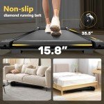 Compact Walking Pad Treadmill with Incline & Remote