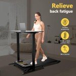 Compact Walking Pad Treadmill with Incline & Remote