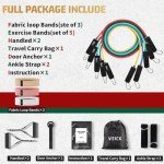 VEICK Resistance Bands with Handles for Home Workouts