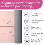 Non-Slip 8mm Yoga Mat with Alignment Marks