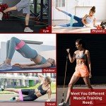 VEICK Resistance Bands with Handles for Home Workouts
