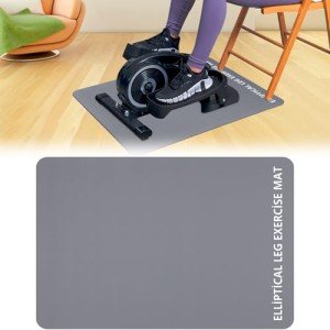 TOBWOLF Non-Slip Exercise Mat for Under Desk Use