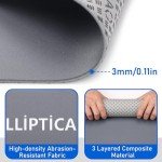 TOBWOLF Non-Slip Exercise Mat for Under Desk Use