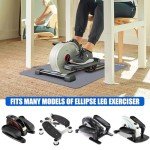 TOBWOLF Non-Slip Exercise Mat for Under Desk Use