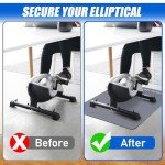 TOBWOLF Non-Slip Exercise Mat for Under Desk Use