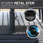 Black Umbrella Base for Fitness Equipment