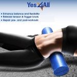 Blue 36-Inch PE Roller for Home Fitness